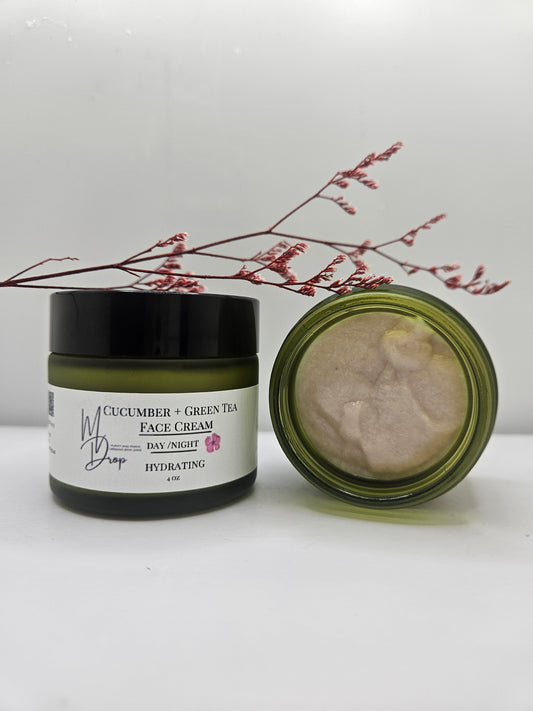 Cucumber+Green Tea Face Cream|Radiant Balance Vitamin B2- 1oz