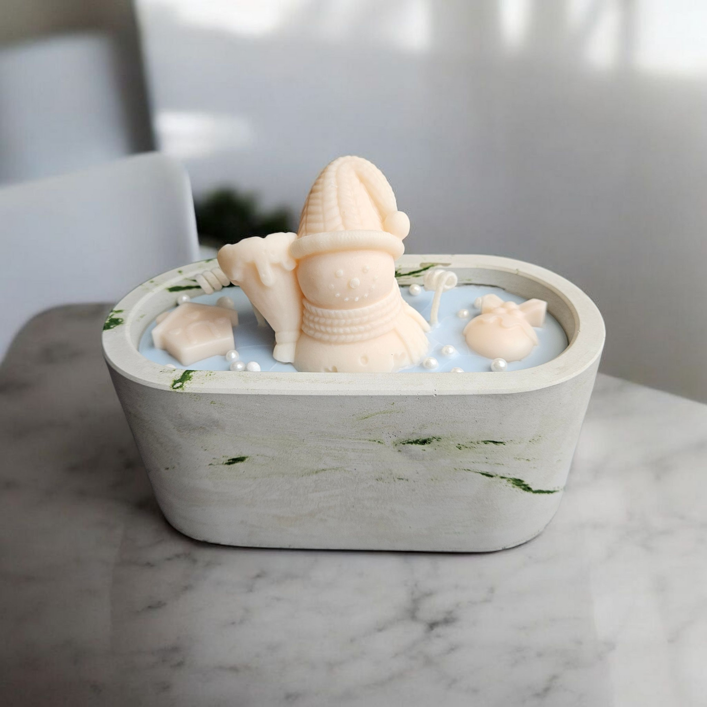 Concrete Soy Candle – Christmas Edition