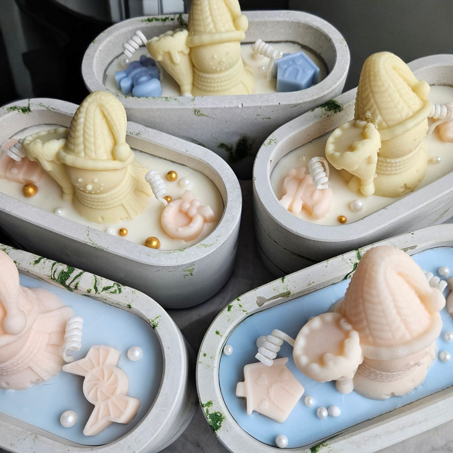 Concrete Soy Candle – Christmas Edition