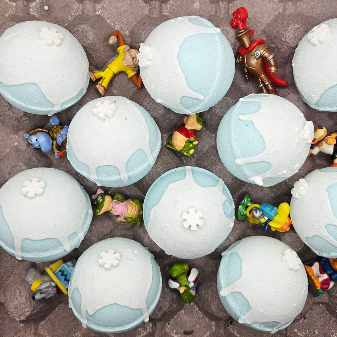 Snowball Surprise Bath Bombs!