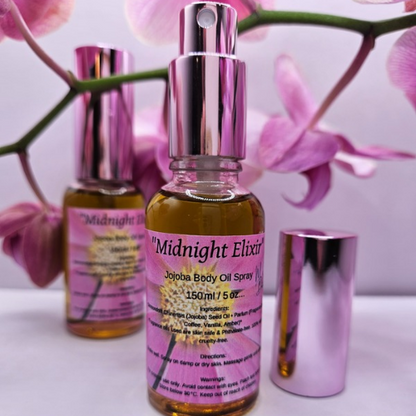 Midnight Elixir – Jojoba Oil Body Spray (1 oz)