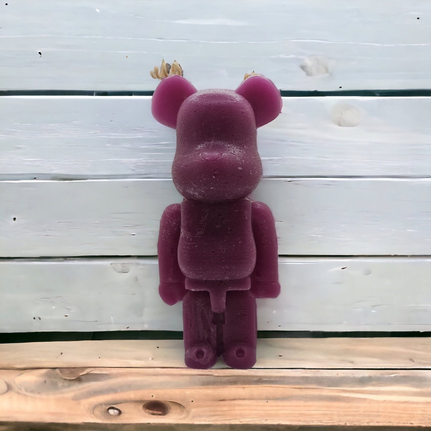 Eco Friendly Handcrafted Bear Brick Scented Beeswax Candle - Home Decor